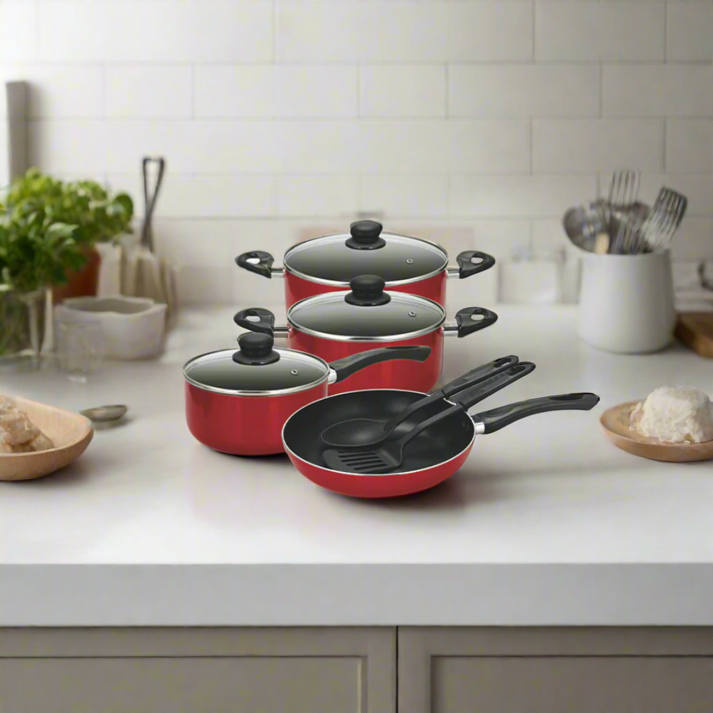 Batterie de cuisine antiadhésive Decakila 8 pièces - KMEP006B-3