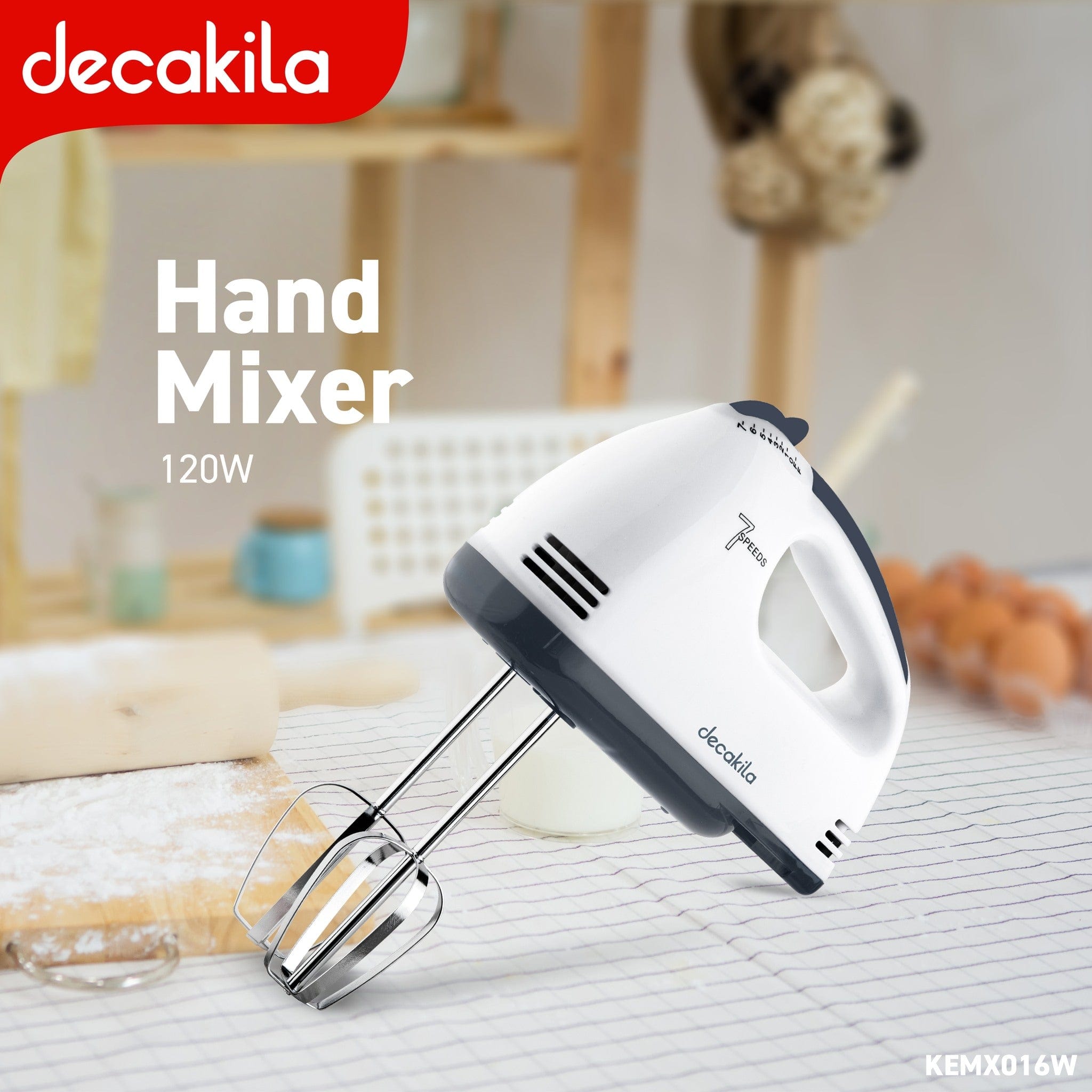 Batteur à main Decakila 120W - KEMX016W-2