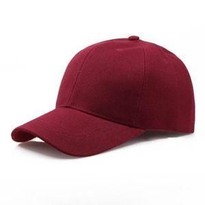 Casquette tendance noir : sportive, urbaine et élégante - Rouge bordeaux (Copie)