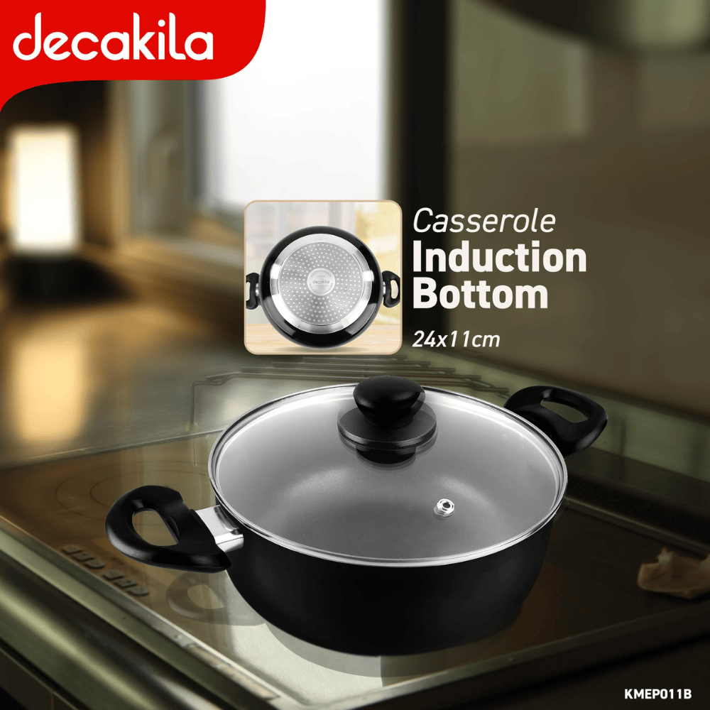 Cocotte à fond induction Decakila 24x11 cm - KMEP011B-3