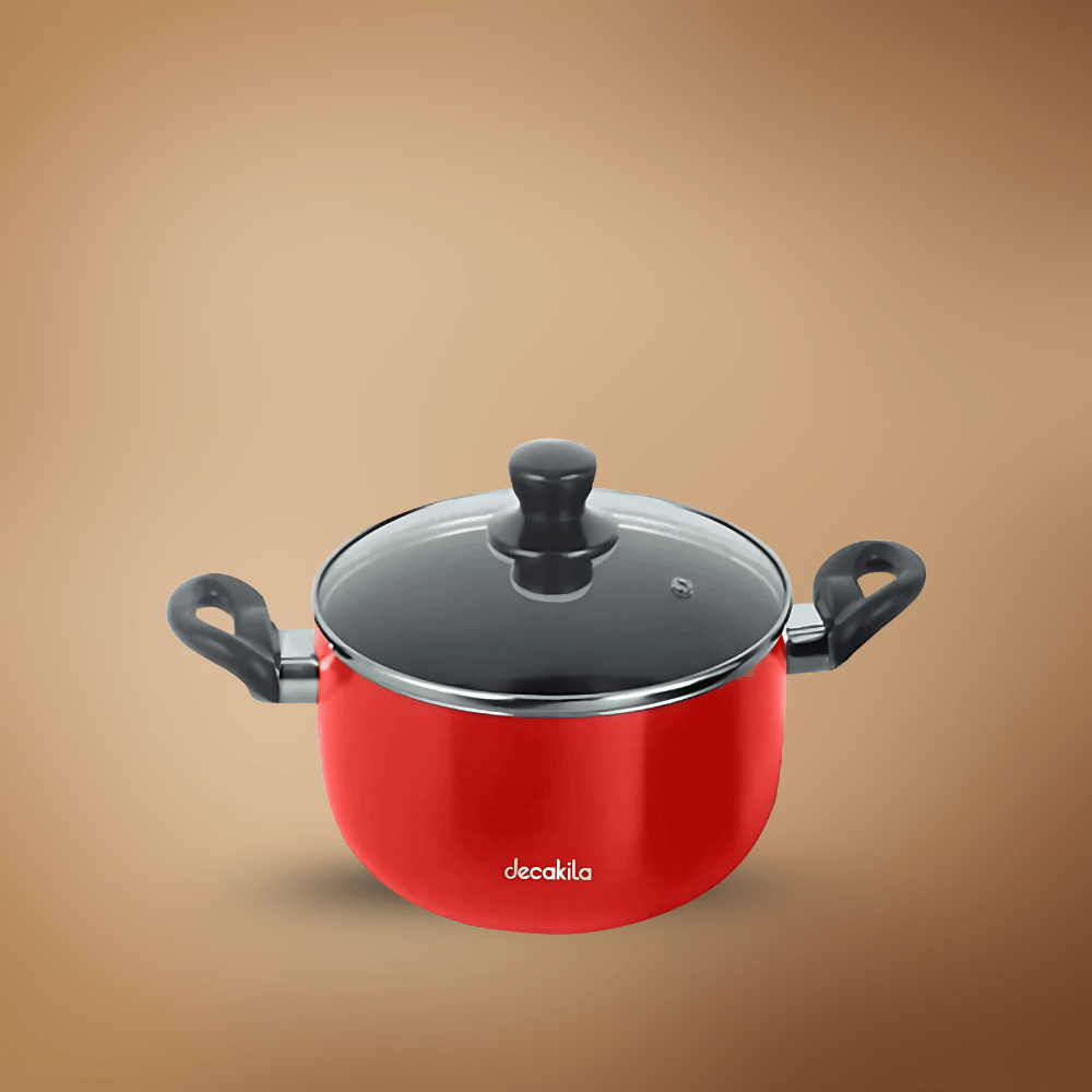 Cocotte en aluminium antiadhésive Decakila 24x11 cm - KMEP009B-1