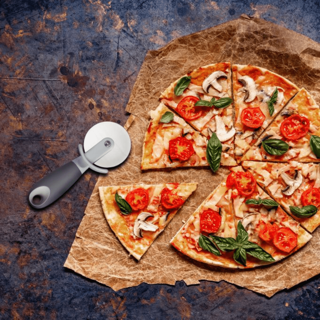 Coupe-pizza en acier inoxydable Decakila - KMTT068B-3