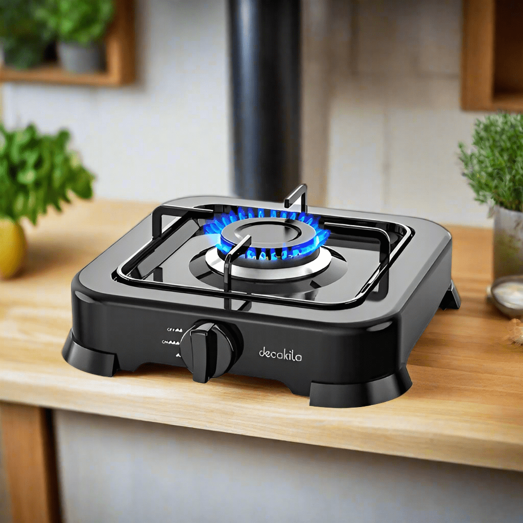 Cuisinière à gaz à brûleur unique Decakila sans cylindre - KMGS007B-2