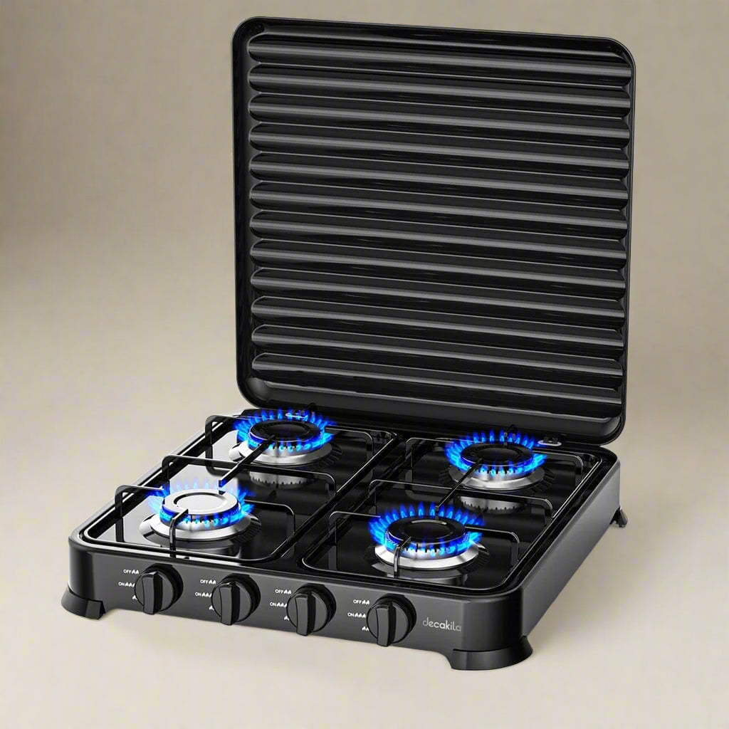 Cuisinière à gaz à quatre brûleurs Decakila - KMGS010B-1