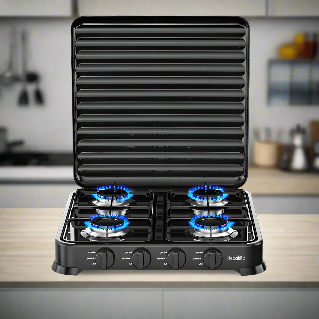 Cuisinière à gaz à quatre brûleurs Decakila - KMGS010B-3