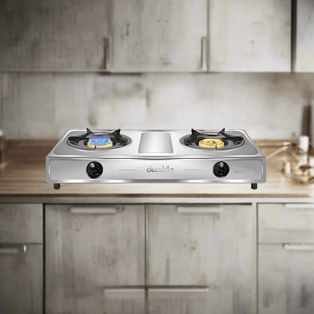 Cuisinière à gaz de table à double brûleur Decakila - KMGS013M-2
