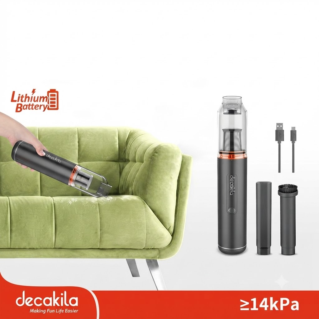 Decakila Aspirateur portatif Rechargeable 90W - CMPV003B