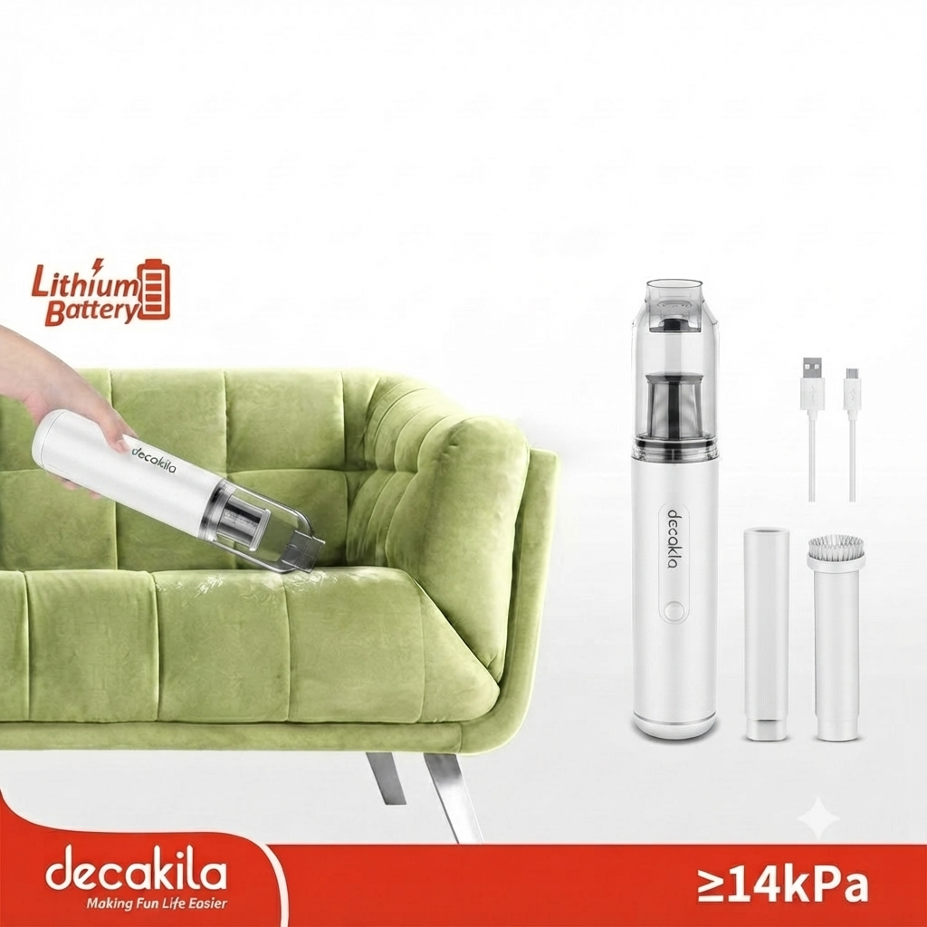 Decakila Aspirateur portatif Rechargeable 90W - CMPV003W