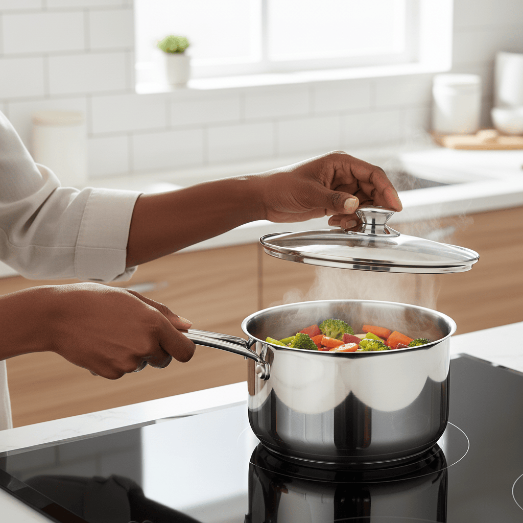Decakila Casserole en acier inoxydable 16 x 9 cm - KMEP041M-3
