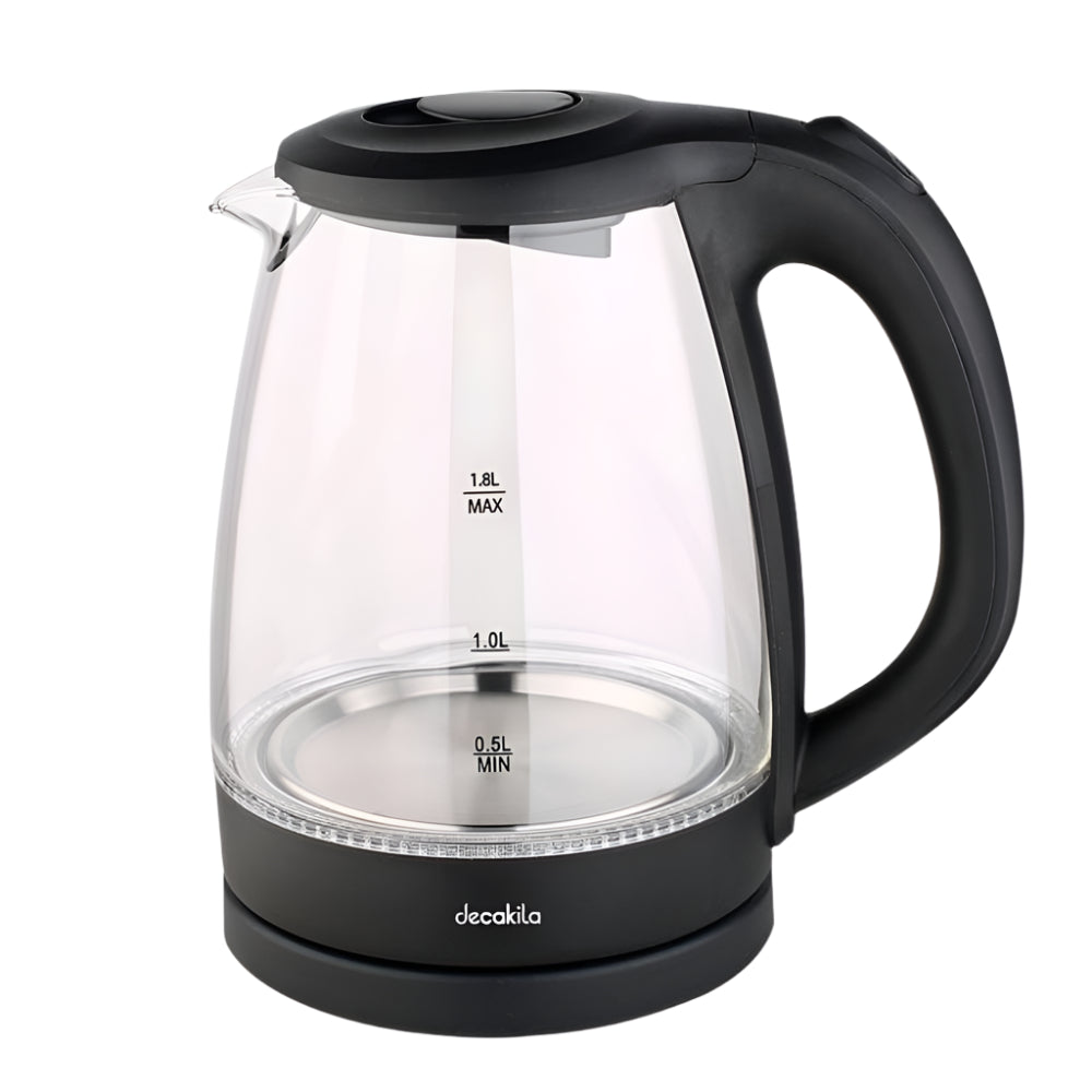 Bouilloire électrique en verre Decakila 1,8 L 2200 W - KEKT018B