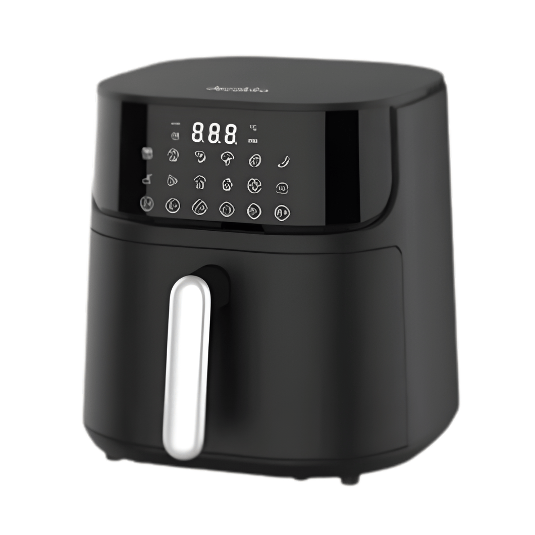 Friteuse à air numérique noire Decakila 5,5 L 1500 W - KEEC102B
