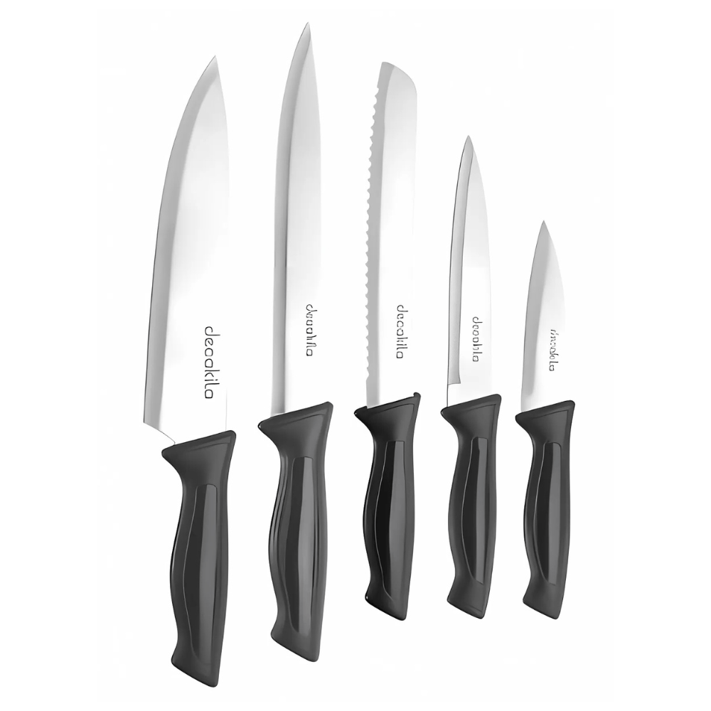 Ensemble de couteaux de cuisine Decakila 5 pièces - KMTT110B
