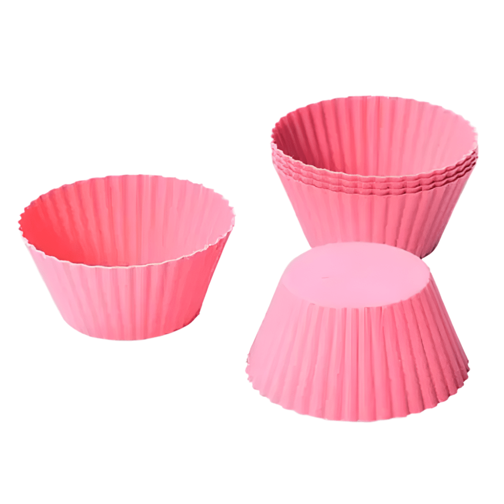 Decakila Ensemble de 6 moules à cupcakes en silicone - KMTT075Y