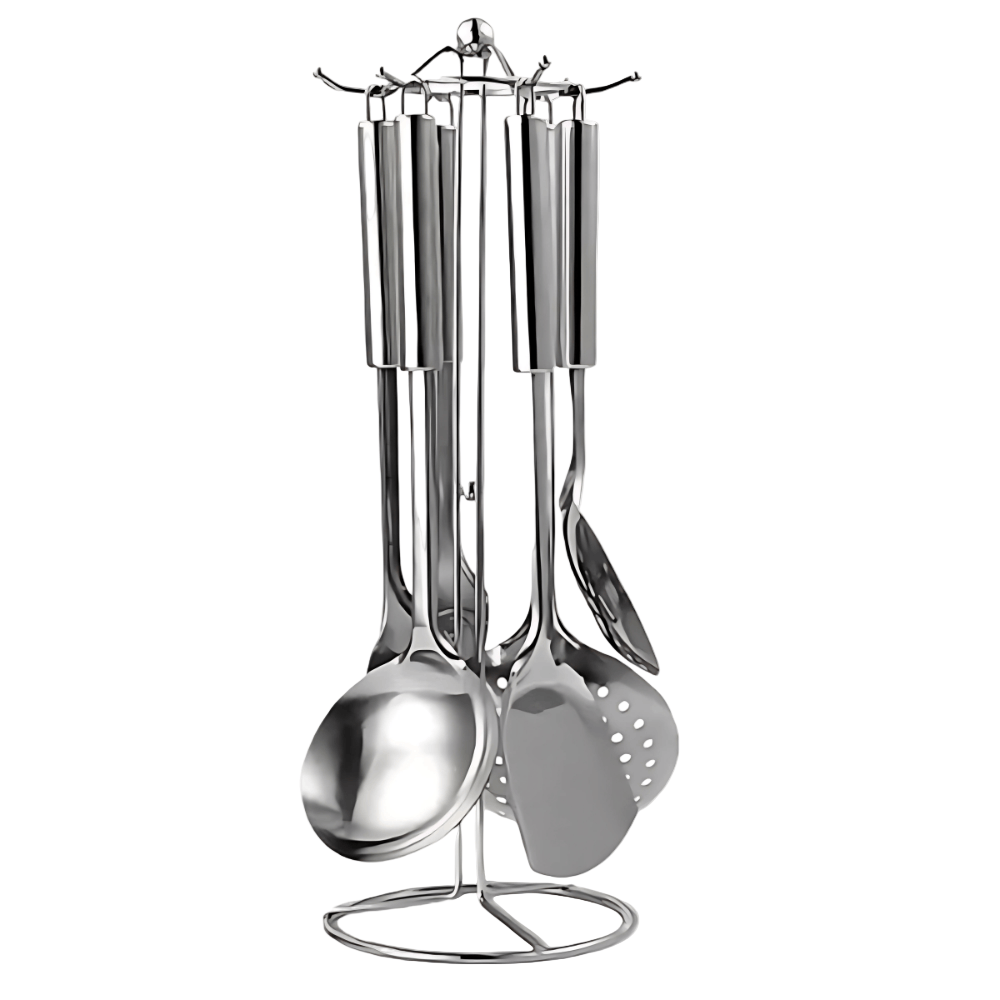 Decakila Ensemble d'ustensiles de cuisine 7 pièces en acier inoxydable - KMTT147M | DZ