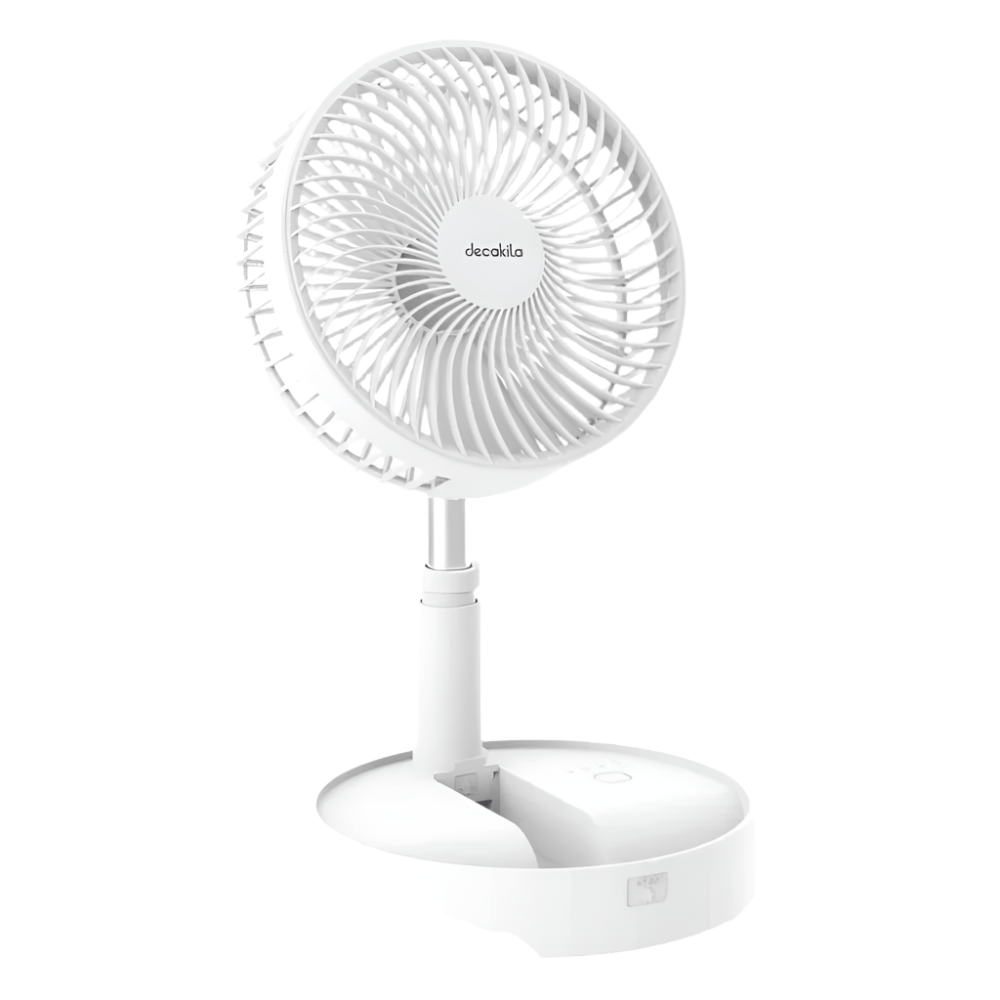 Mini ventilateur télescopique rechargeable Decakila - KMFC014W