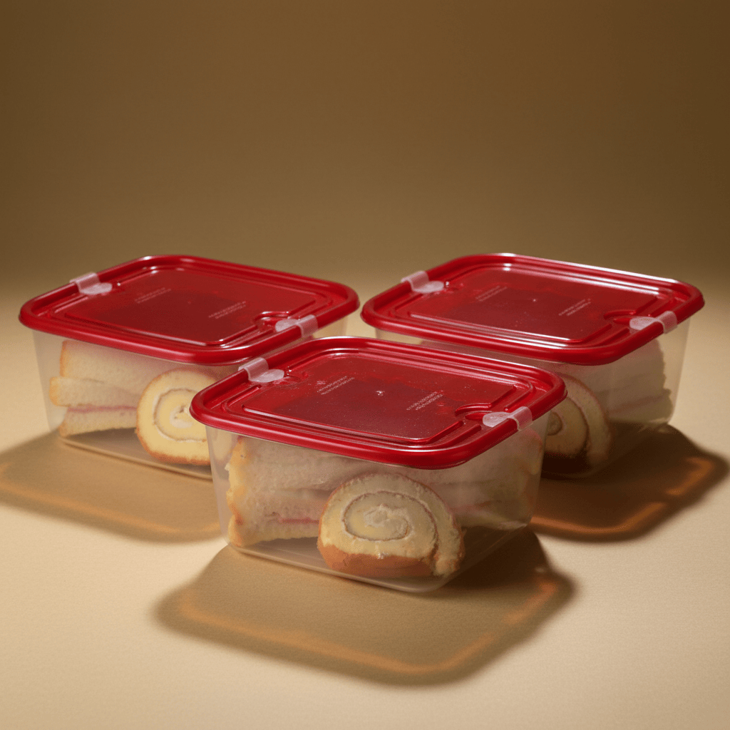 Decakila - Ensemble de 3 contenants alimentaires avec couvercles hermétiques - KMTT122L-1