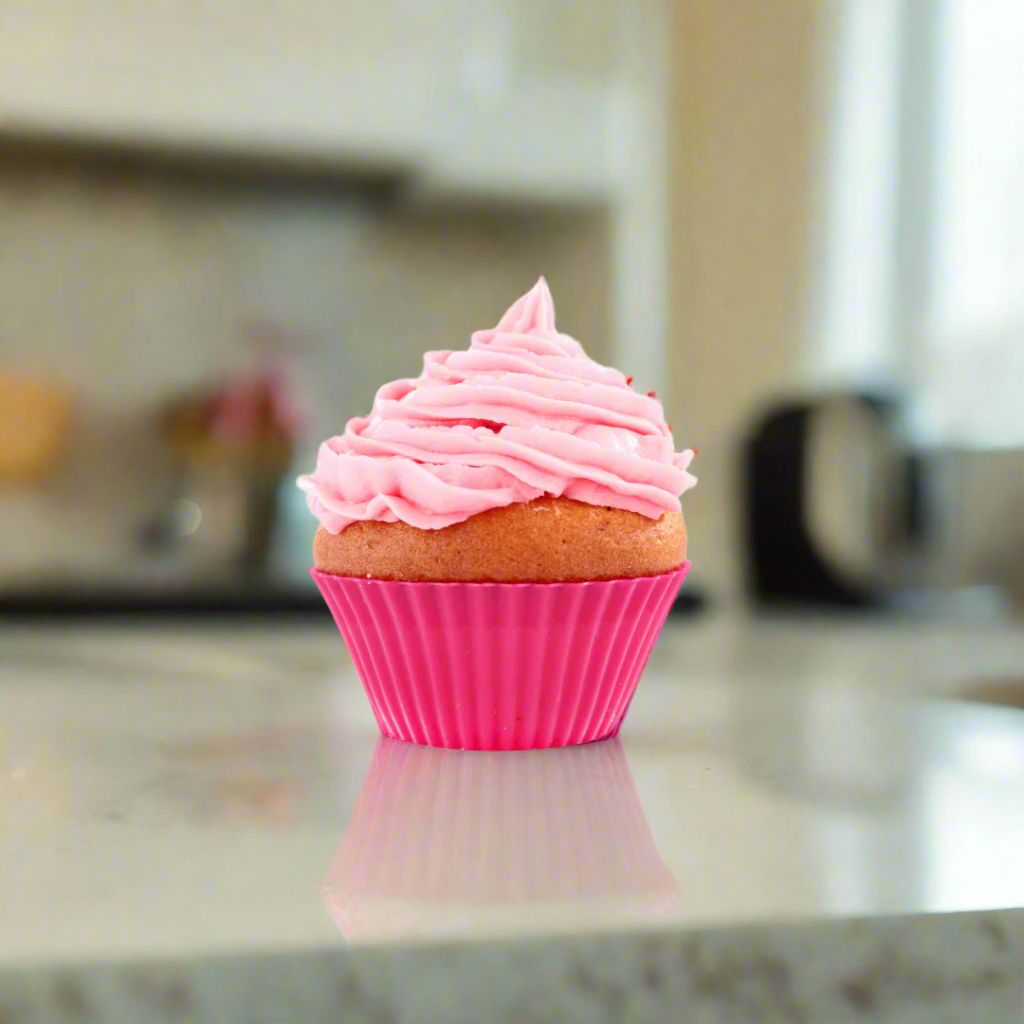 Decakila Ensemble de 6 moules à cupcakes en silicone - KMTT075Y-3