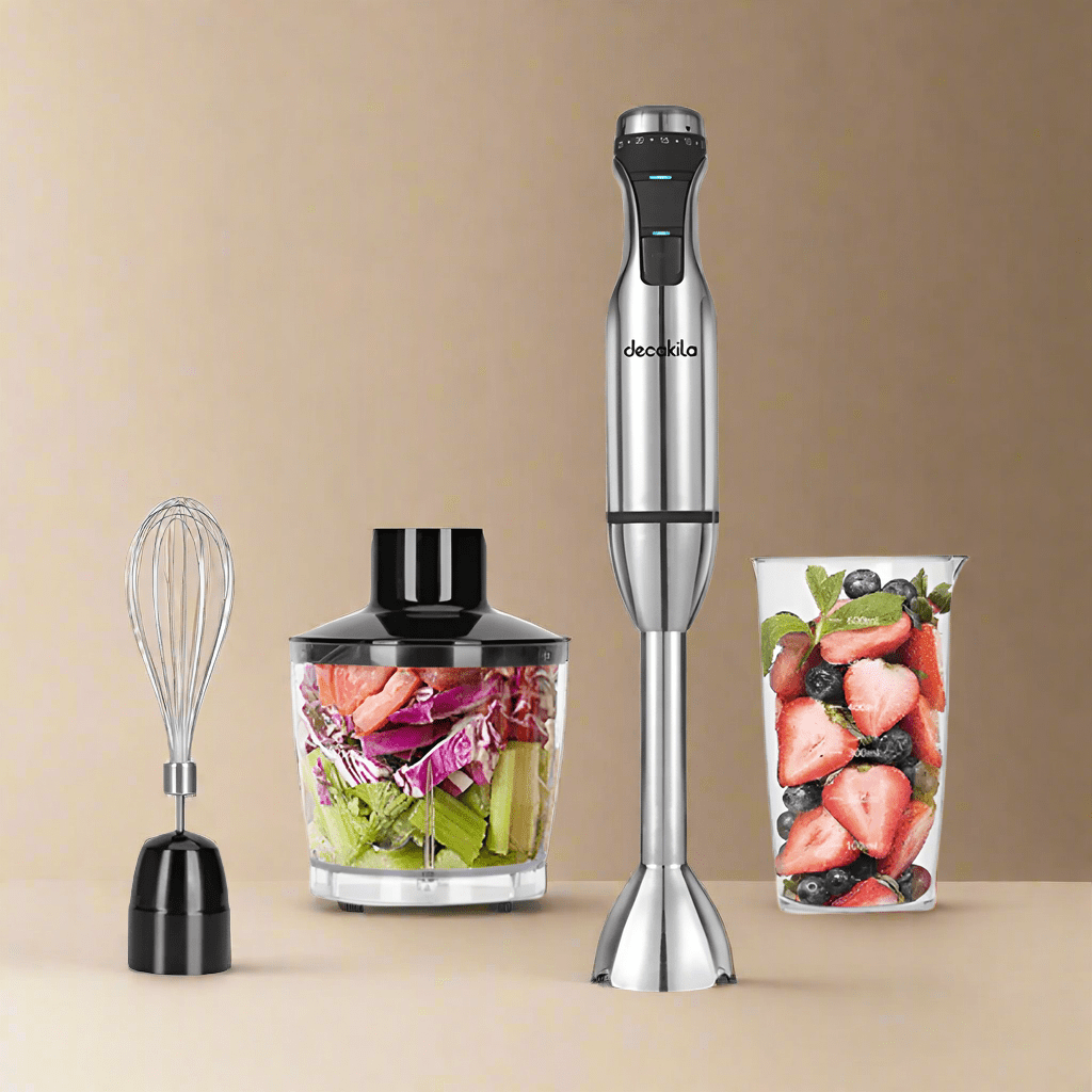 Decakila Ensemble mixeur plongeant 4 en 1 600 W - KEJB018M-1