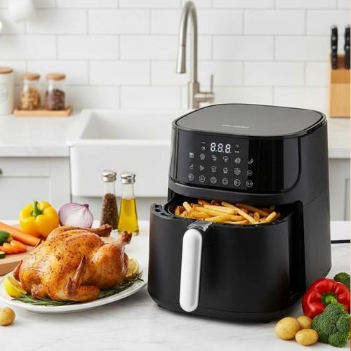 Decakila Friteuse 5,5L à air électrique / 1500W Avec Écran Tactile KEEC102B