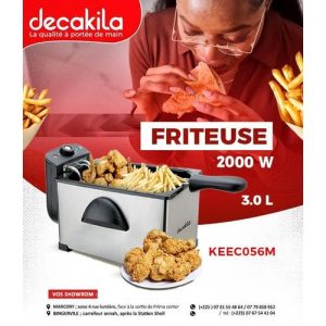 Decakila Friteuse à Huile 3L/2800W KEEC056M