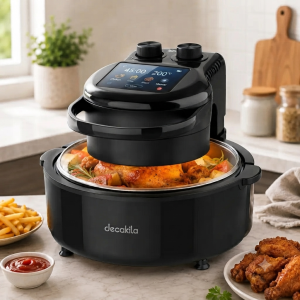 Decakila Friteuse àAir Digitale 2 pièces - 5 Litres Noir KEEC045B