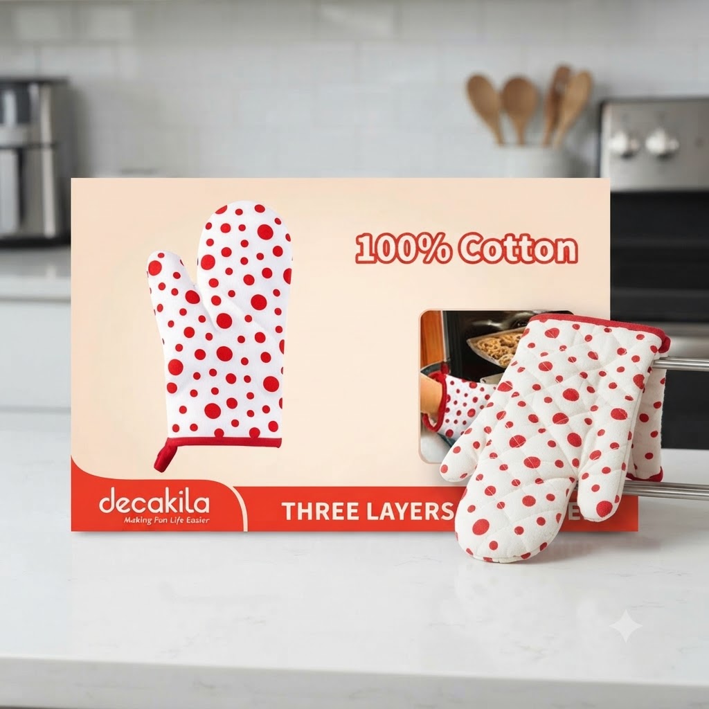 Decakila Gant De Cuisine En Coton KMTT055R (Copie)