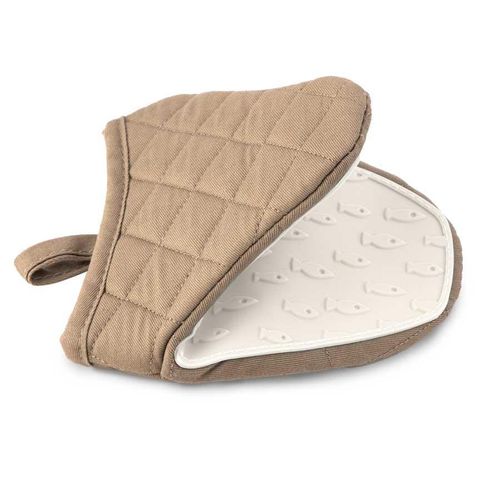 Decakila Gant De Cuisine En Silicone Et Coton Couleur Blanc - KMTT054R