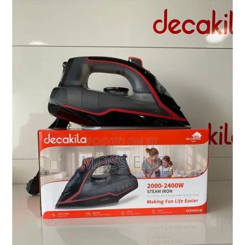 Decakila KEEN001W - Fer à Repasser à Vapeur 2400W - Noir-1