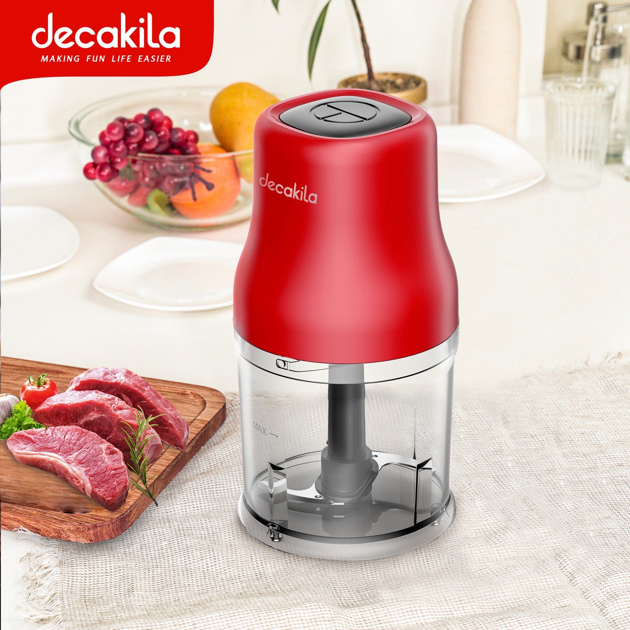 Decakila Mini Hachoir 0,36 L 200 W - KEMG001W-2