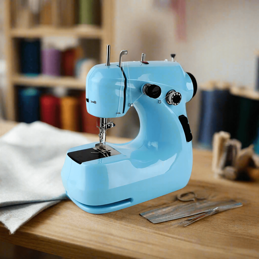 Decakila Mini machine à coudre électrique et alimentée par batterie - KUTT030L-2