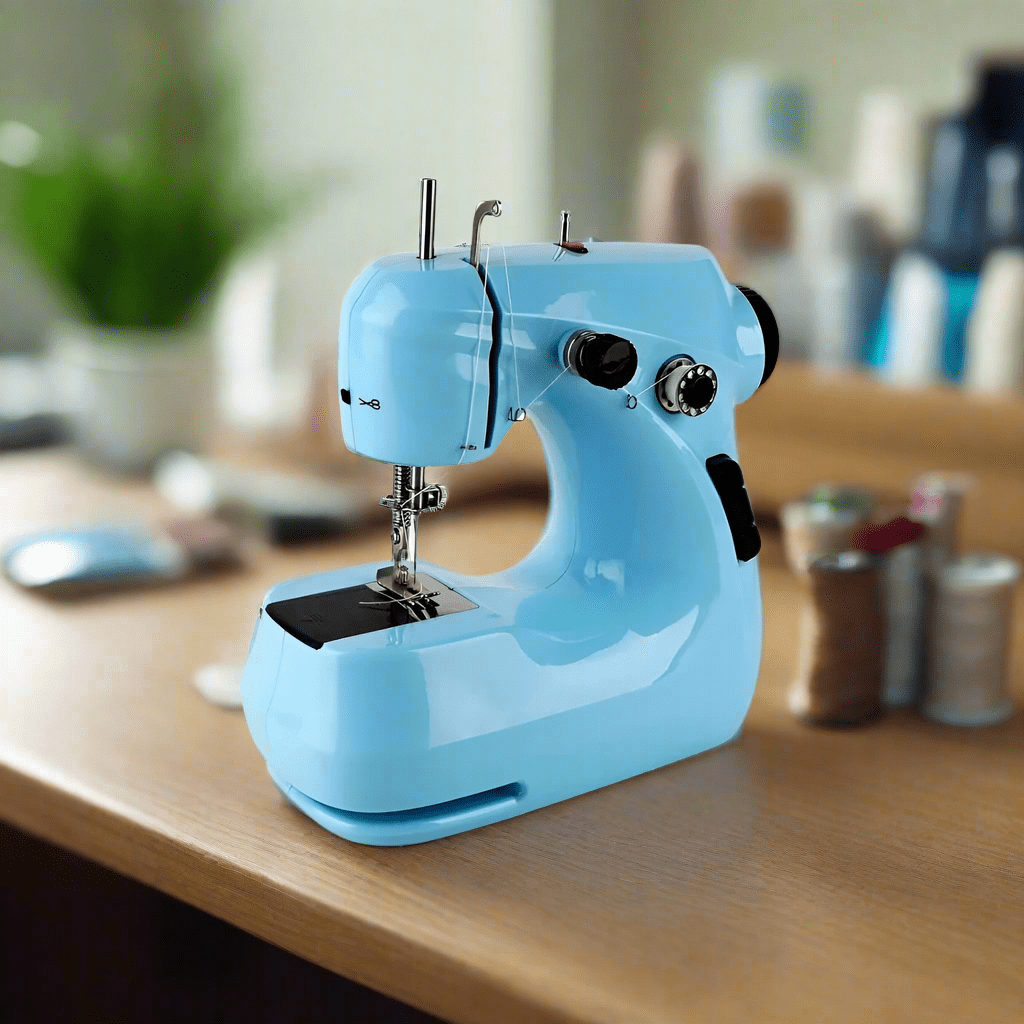 Decakila Mini machine à coudre électrique et alimentée par batterie - KUTT030L-3
