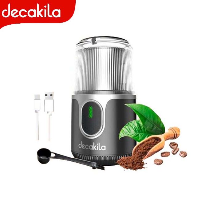Decakila Moulin à poivre/café électrique rechargeable 40g/ 90W - KMCF022B