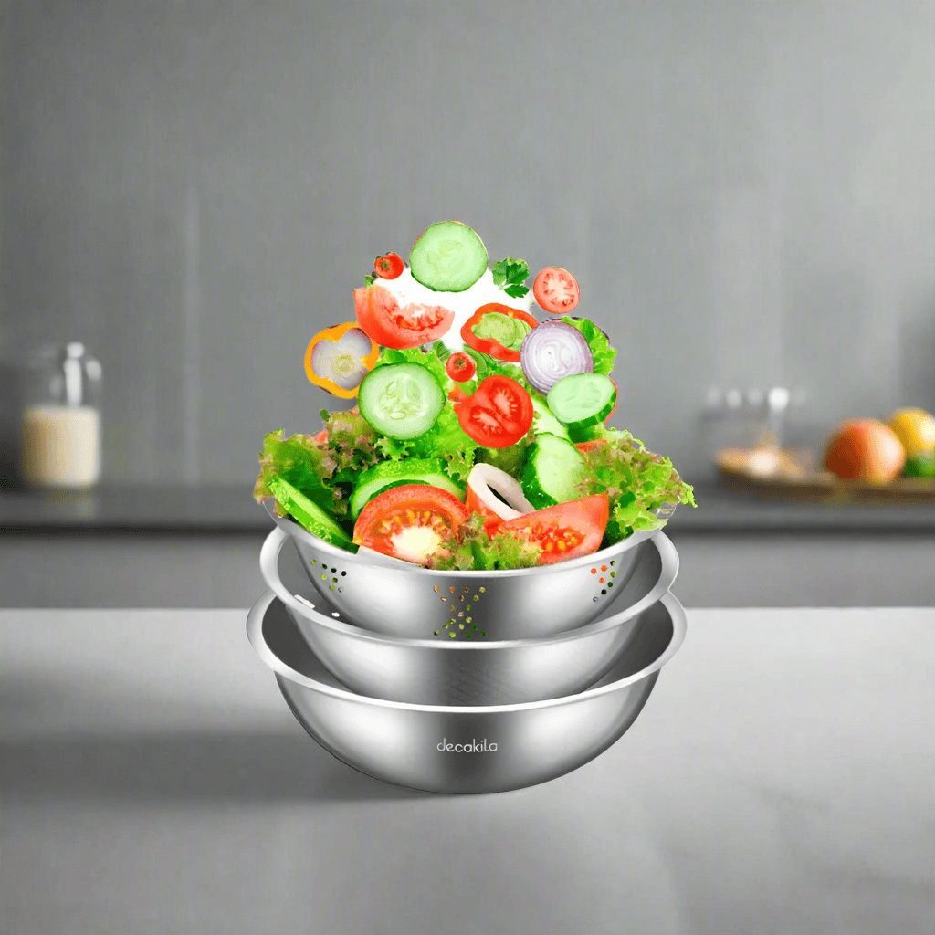 Ensemble de lavabo de cuisine 3 pièces Decakila - KMTT144M-3