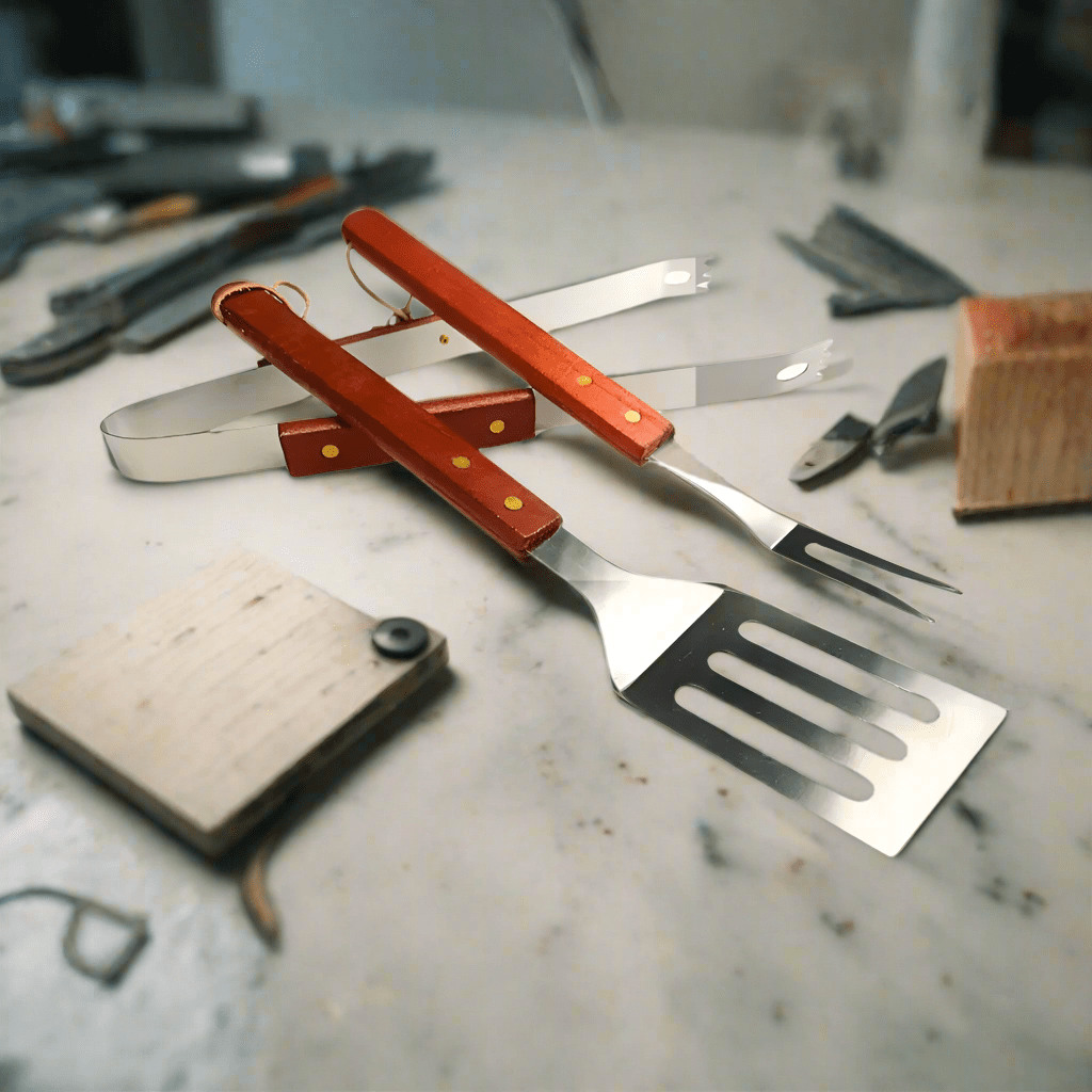 Ensemble d'outils pour barbecue Decakila - KMTT099M-2