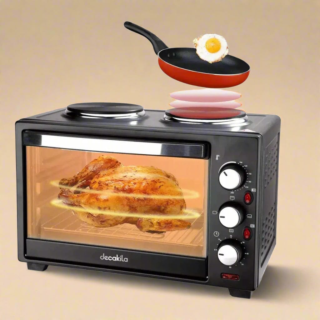 Four grille-pain Decakila 28L avec deux cuisinières électriques supérieures 1600W - KEEV015B-1