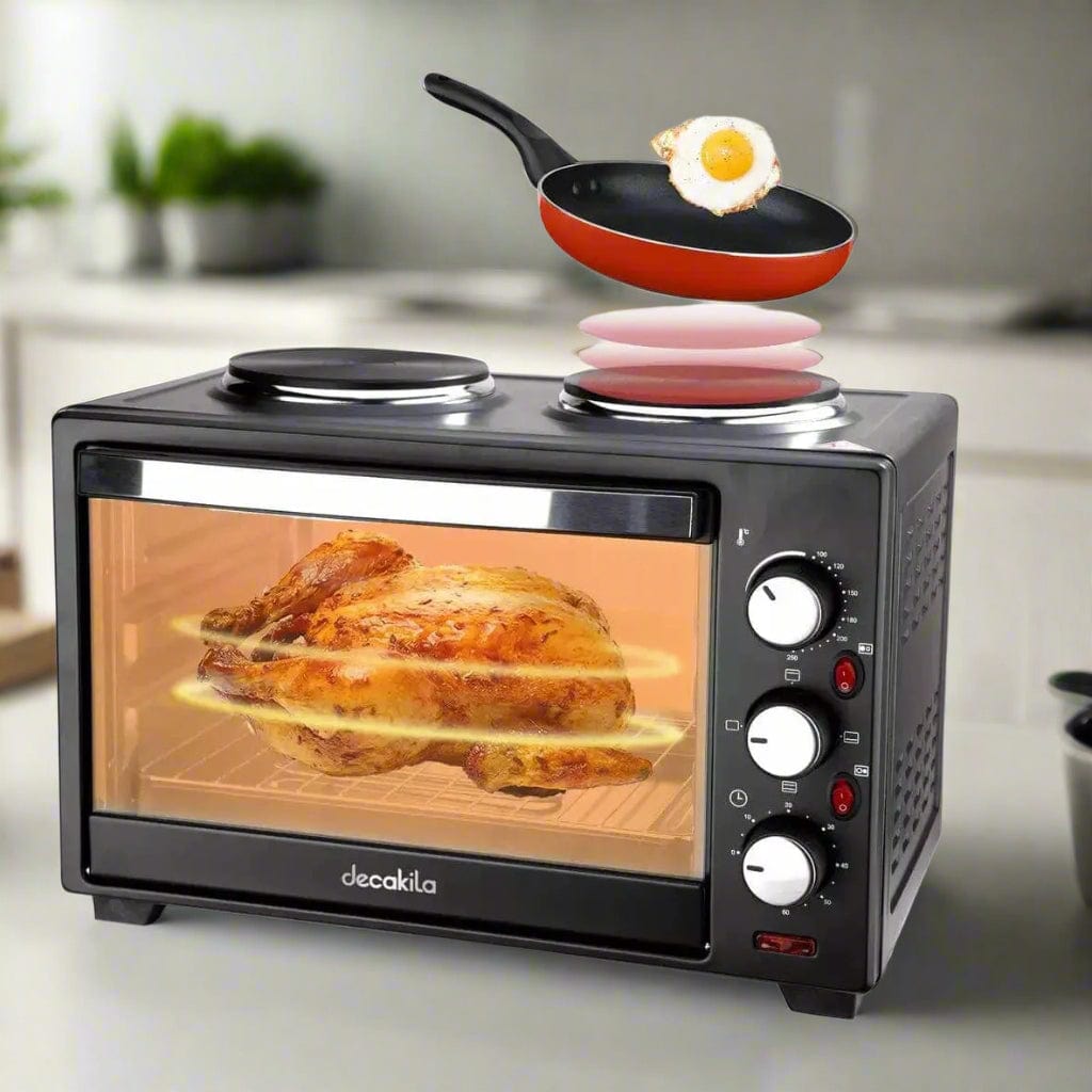 Four grille-pain Decakila 28L avec deux cuisinières électriques supérieures 1600W - KEEV015B-2