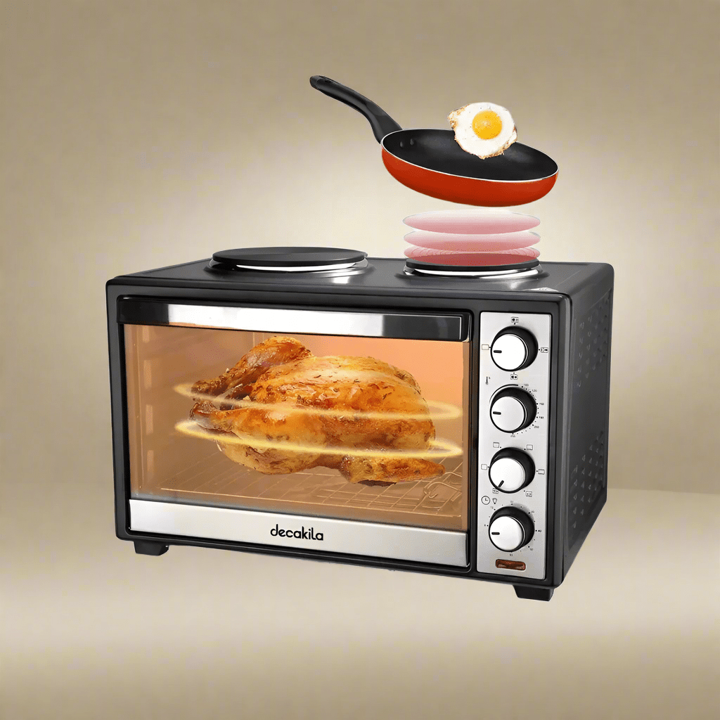 Four grille-pain Decakila 38L avec deux cuisinières électriques supérieures 1600W - KEEV017B-1