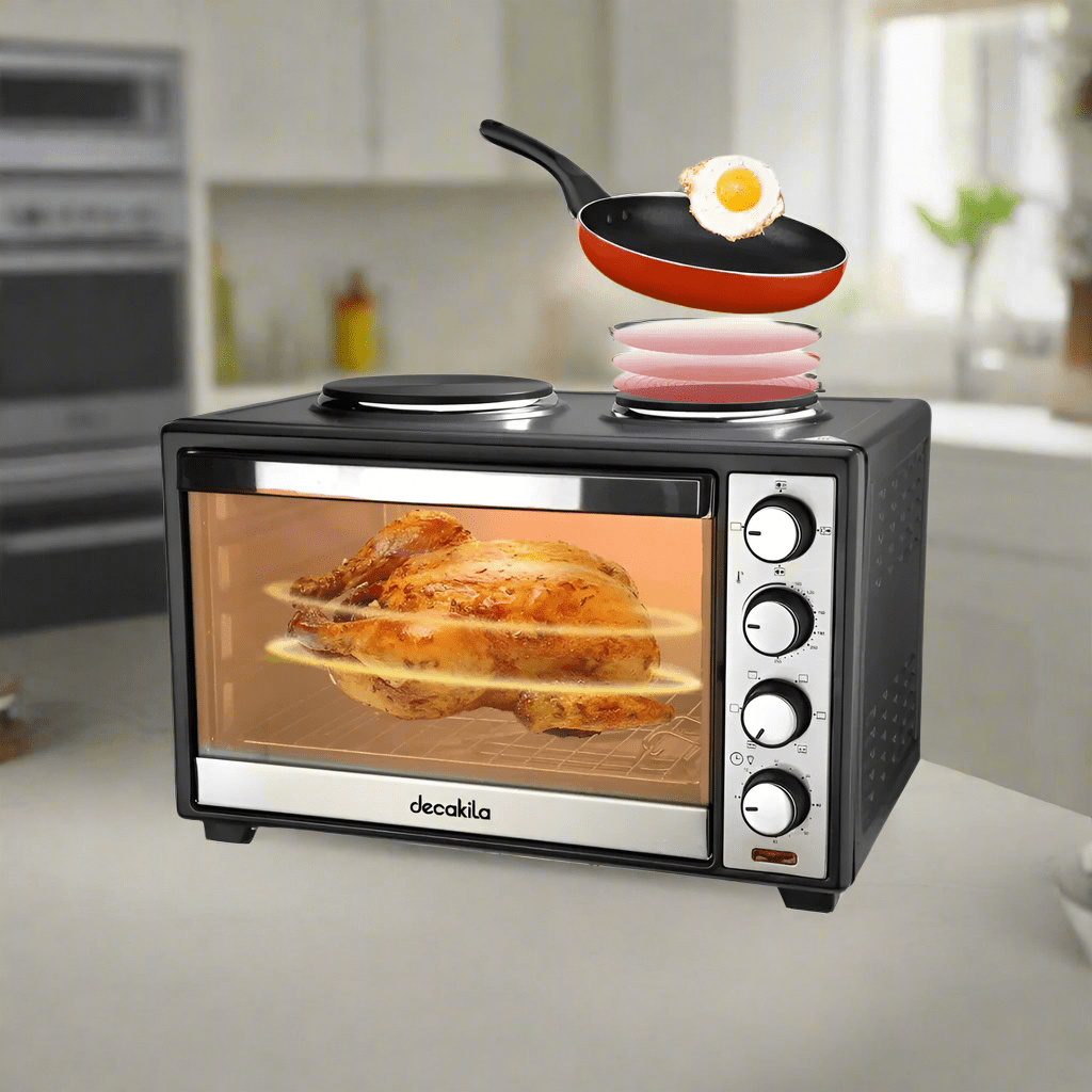 Four grille-pain Decakila 38L avec deux cuisinières électriques supérieures 1600W - KEEV017B-2