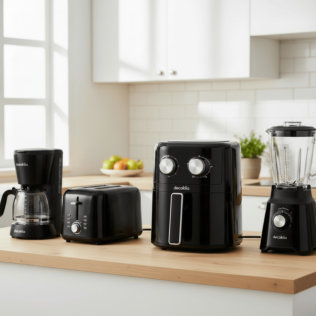 Friteuse à air Decakila 4,5 L avec contrôle de température réglable 1400 W - KEEC099B-2