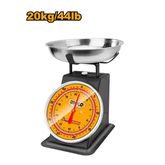 Ingco Balance mécanique de cuisine 20 kg - hesa3203