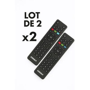 Lot de deux (2) Télécommande canal + (plus) universelle