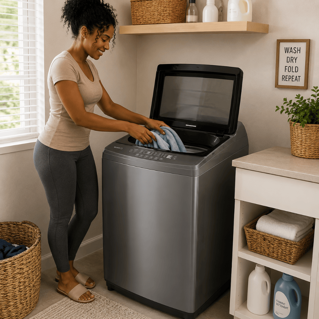 Machine à laver automatique à chargement par le haut H&A 8 kg avec affichage LED numérique - H&A-XQB-80C06-3