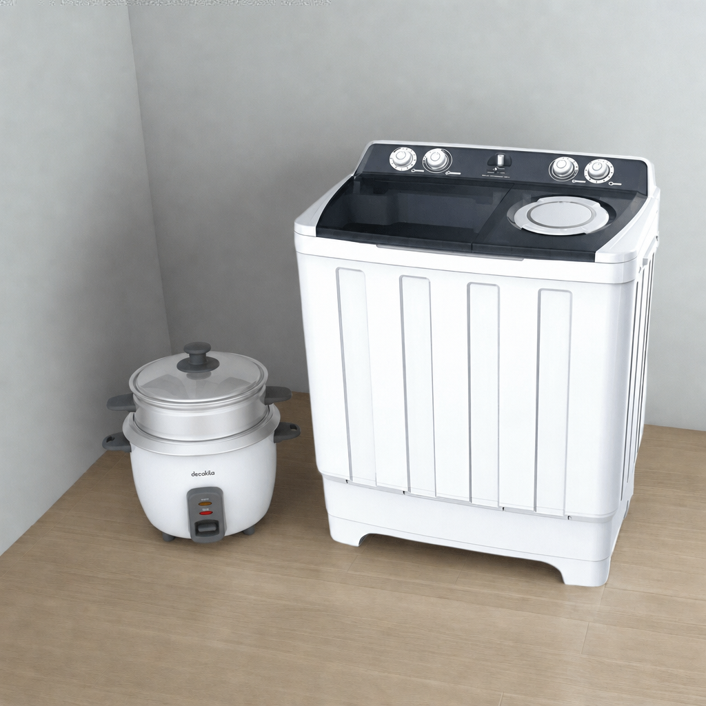 Machine à laver Decakila à double cuve 13 kg - KEDM001W