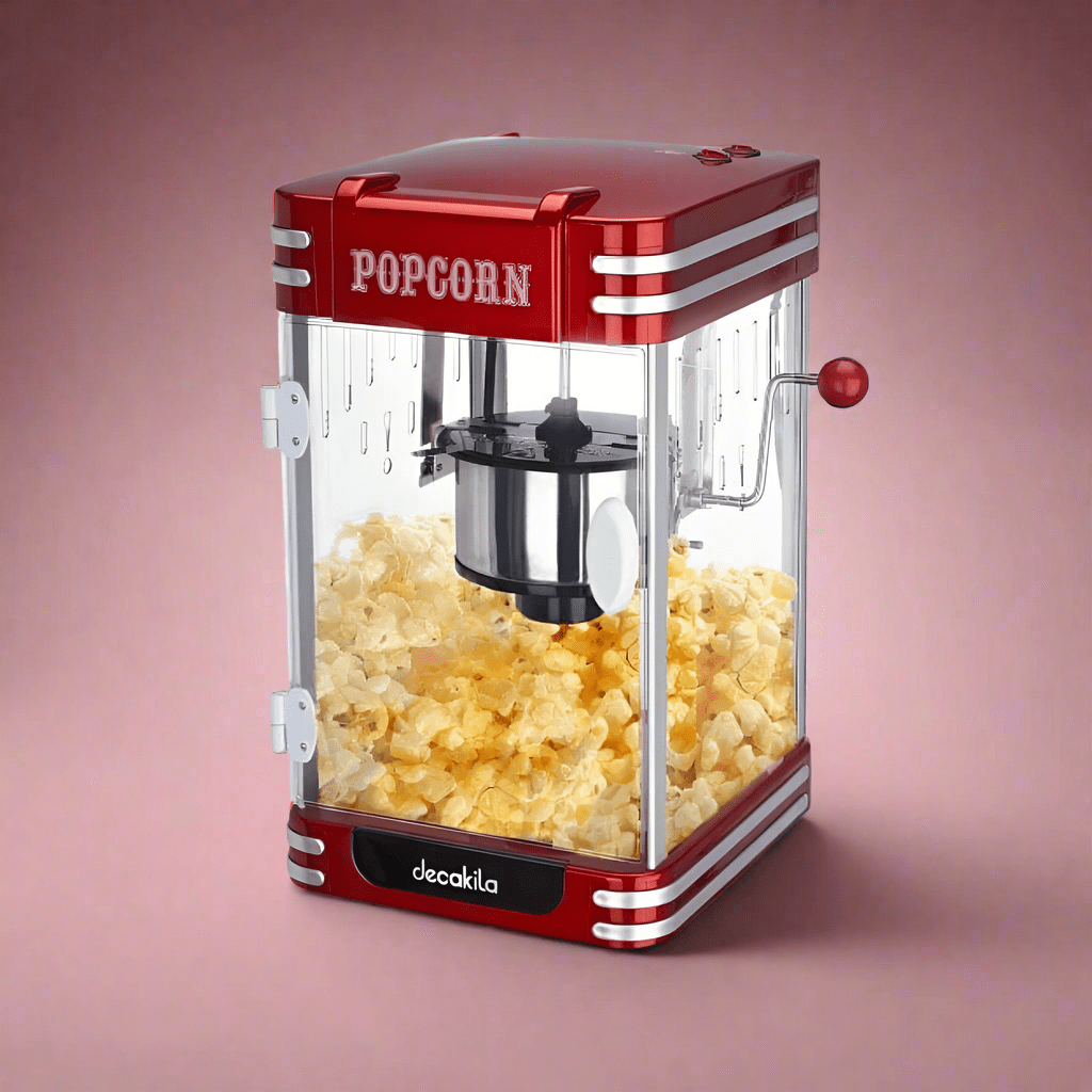 Machine à popcorn Decakila Kettle 310W petite taille - KETT019R-1