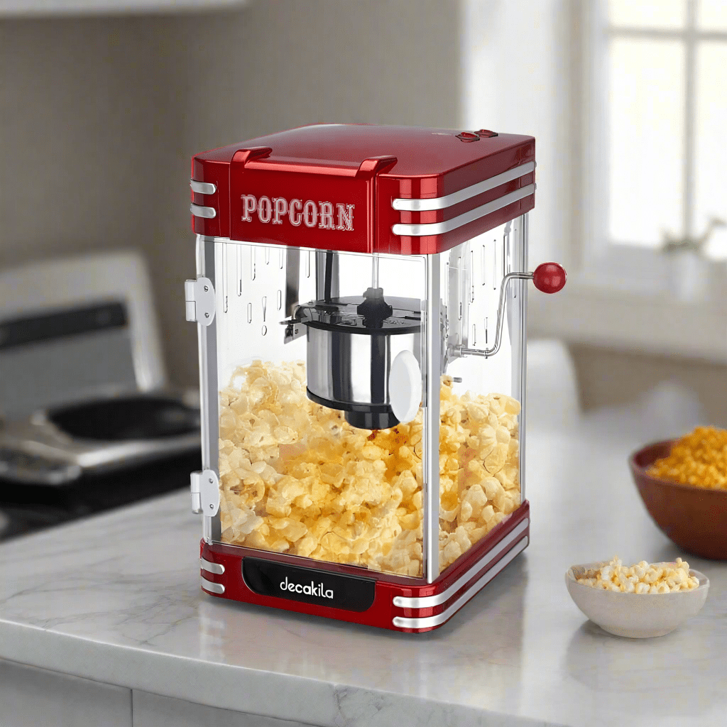 Machine à popcorn Decakila Kettle 310W petite taille - KETT019R-2