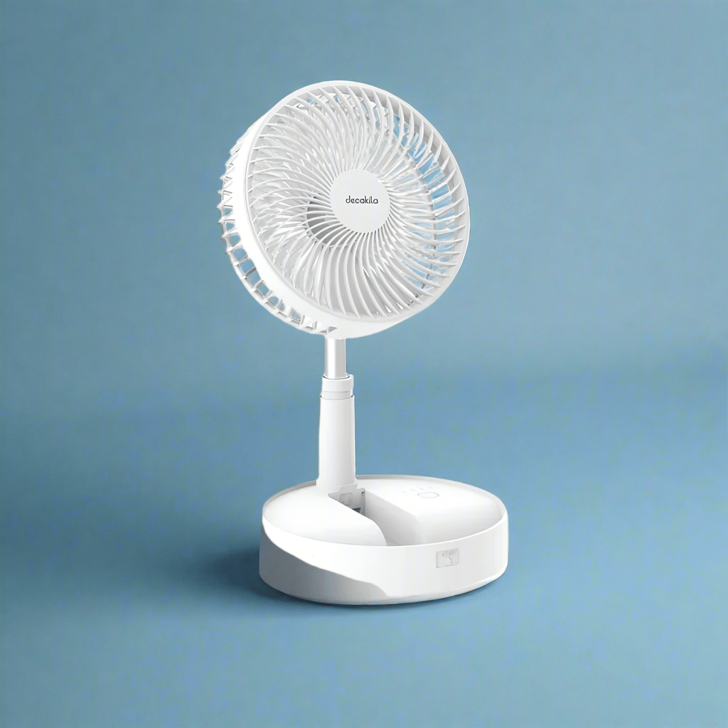 Mini ventilateur télescopique rechargeable Decakila - KMFC014W-1