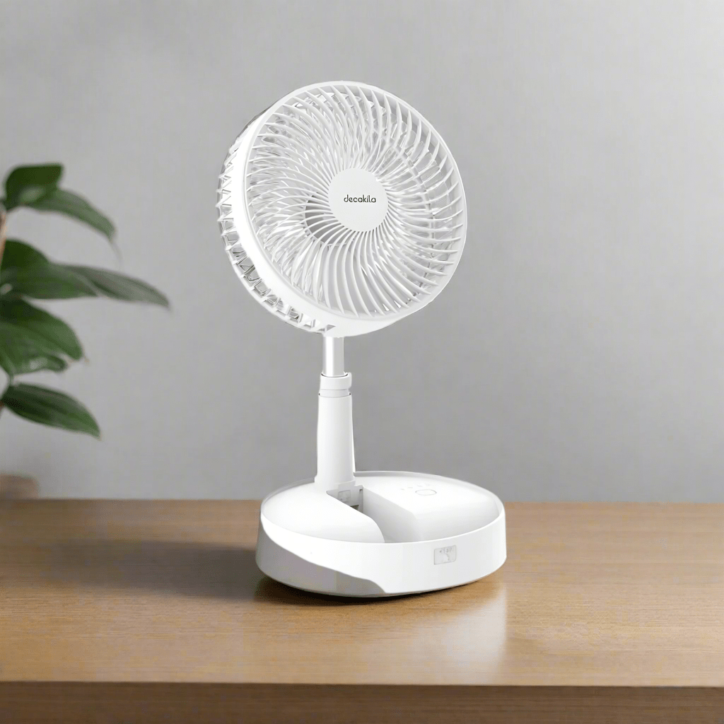 Mini ventilateur télescopique rechargeable Decakila - KMFC014W-3