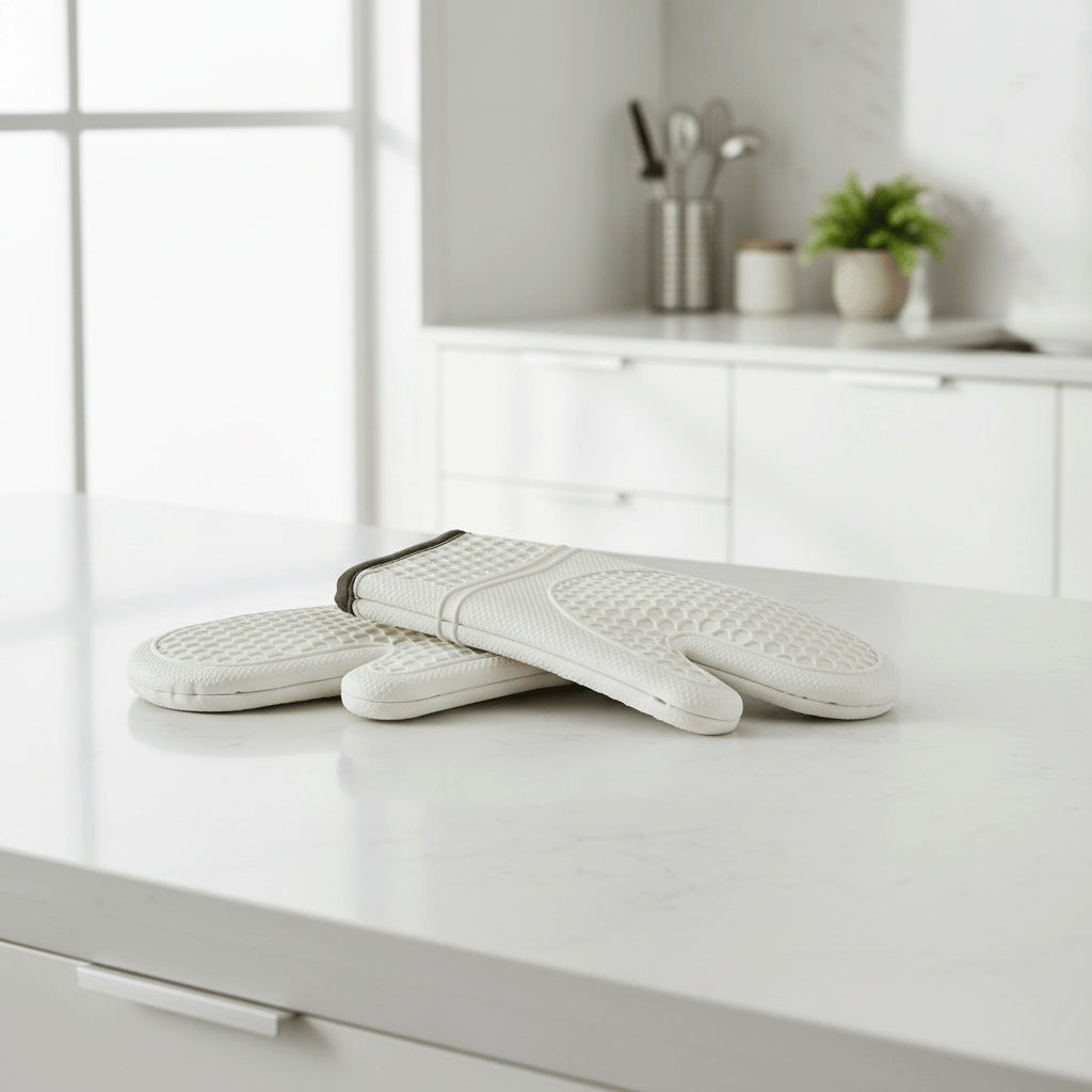 Mitaines de four en silicone Decakila - KMTT056W-3