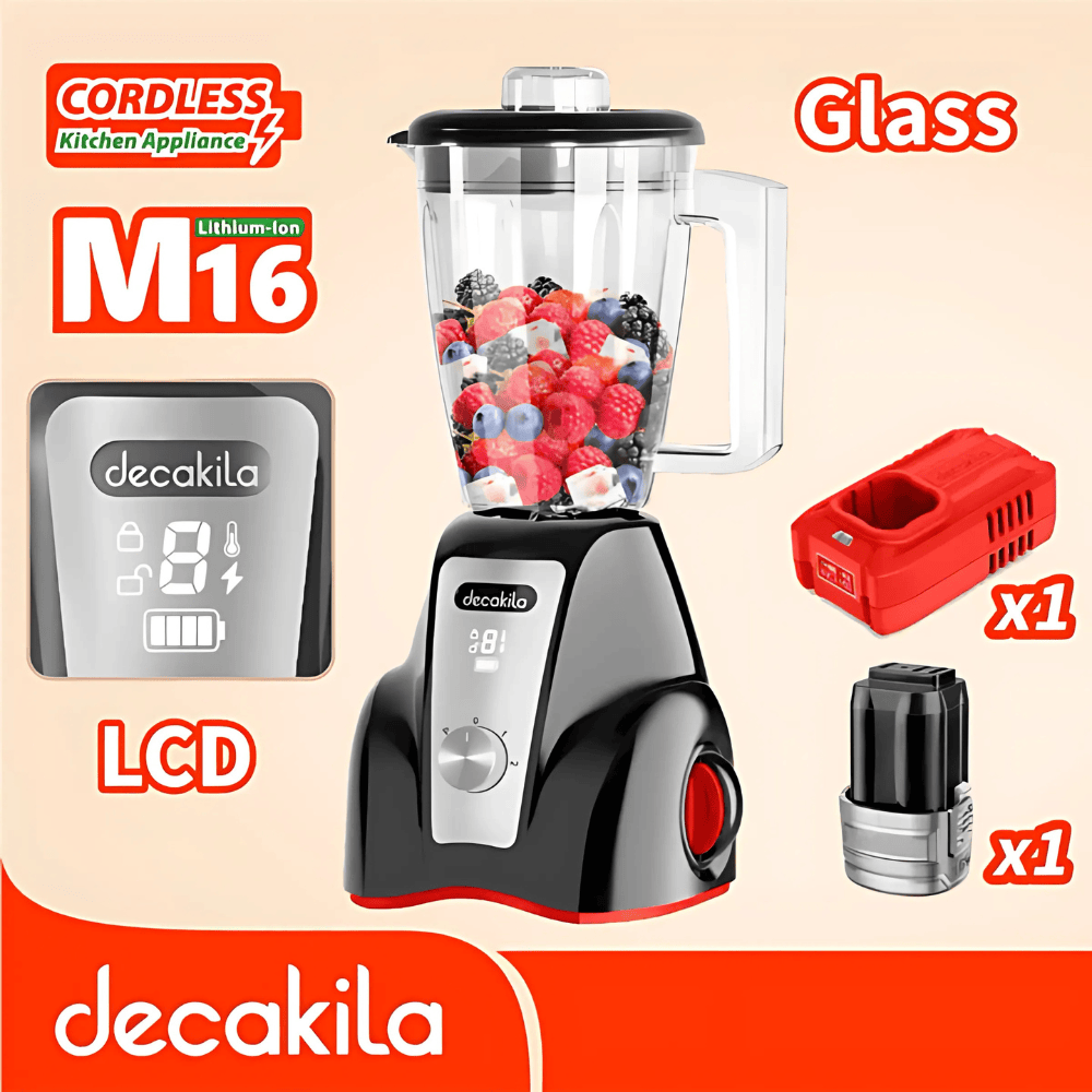 Mixeur sur socle rechargeable sans fil Decakila 1,5 L - KEJB052B-2