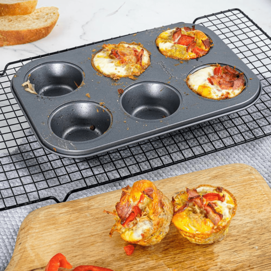 Moule à muffins antiadhésif Decakila - KMTT079B-2